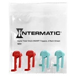 Intermatic Cycle Timer Clock On/off Plastic Switch Trippers - Red & Green. Fixed Price $7.38.