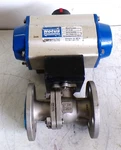 Notus Pneumatics Actuator Hp 75SR W/ Flow-tite CF8M 1" 150# Valve PS6A-4 S.v.. Fixed Price $225.00.