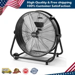 24 Industrial Floor Fan 3 Speed High Velocity Drum For Workshop Warehouse. Fixed Price $88.99.