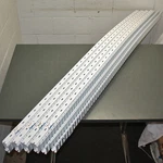 (10) T&b Tyrap Wiring Duct TYD1X3WPW6, 3" Ft, White Pvc, Wire Channel. Fixed Price $139.95.