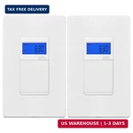 Enerlites 7 Days Digital In-wall Programmable Timer Switch For Lights, Fans, And. Fixed Price $58.48.