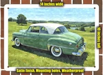 Metal Sign - 1950 Chrysler Windsor Newport Hardtop Watercolor 14X10. Fixed Price $29.95.