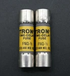 Two (2) Cooper Bussmann Tron FNQ-1/2 Time-delay Fuses 10KA 500VAC New. Fixed Price $20.00.