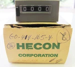 Danaher Hecon G0 414 165-4, Digit, Pushbutton Reset, 24VDC, Totalizing Counter. Fixed Price $99.95.