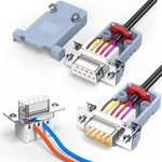 2PACK DB9 Male+femal Breakout Serial Adapters,solderless RS232/RS485/RS422 Screw. Fixed Price $18.95.