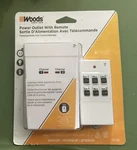 Woods 59780 Power Outlet With Remote Indoor. Fixed Price $19.99.
