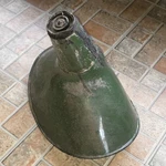 Benjamin Angled Green Porcelain Enamel Industrial Gas Station Barn Light - Fire. Fixed Price $47.00.