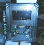 Red Lion PAXLC6 Lite Counter And Enclosed Box ,cables & Omron E3F2-LS10B4-P1. Fixed Price $150.00.