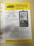 Vtg Paragon Electric Brochure Time Controls Cycle Repeaters Cr Series 1958. Fixed Price $7.98.