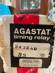 Agastat Time Delay Relay 2412 Ad. Fixed Price $79.99.