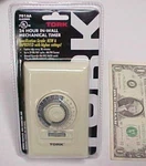 24 Hour Mechanical In-wall Timer 20A Tork 701AA, Ul Listed 1350W Spec Grade Hp. Fixed Price $12.99.