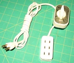 Vintage Lamp Fan Tree Light 4 Hour Rhodes Timer Control 3 Outlet Extension Cord. Fixed Price $39.95.