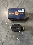 Vintage Veeder Root 4 Digit Counter With Brass Mounting Plate - Works Well. Fixed Price $19.90.