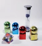 Cranium Primo Edition Game Replacement Pieces Movers X4, Dice And Glass Timer. Fixed Price $6.02.