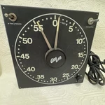 Vintage Gra Lab Glow Darkroom Photo 1 Hour Timer Black Square Model 300 Tested. Fixed Price $49.99.