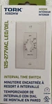 Tork A560MW Interval Time Switch 125-277VAC Led/del. Fixed Price $17.95.