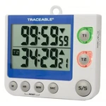 Traceable Dual Channel Timer: 99 Hr 59 Sec Max., 1 Min. Lcd Aaa. Fixed Price $34.90.