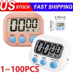 Large Lcd Digital Kitchen Cooking Timer Count Down Up Clock Loud Alarm Magnetic. Fixed Price $128.78.