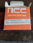 New Ncc Q1F-03600-311 Timing Relay *free Shipping*. Fixed Price $49.99.