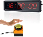 Fitness Timer With Stopwatch Button 1.5 Inch Six-digit Led For Gym School & Home. Fixed Price $52.41.