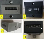 Assorted New And Used Electronic Digital Panel Counters. Fixed Price $7.00.