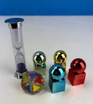 Cranium Primo Edition Game Replacement Pieces Movers X4, Die And Glass Timer. Fixed Price $6.49.