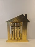 Vintage Money Counter Bank Brass Coin Sorter First National Ams Taiwan. Fixed Price $7.99.