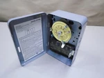 Intermatic ET102C Electronic Timer With Enclosure 24 Hour Single Pole. Fixed Price $50.00.