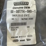 Hobart 00-087714-049-1 Relay New Oem Timer,solid State. Fixed Price $29.99.