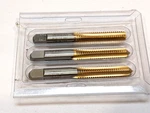 3/8"-16 Hss Tin Set Of Taper, Plug, Bottoming Vermont Vertanium Usa Made. Fixed Price $39.00.