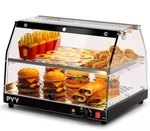 Pyy Commercial Food Warmer Display 2 Tier Led Lightening. Fixed Price $199.00.