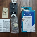 Intermatic FD60MC Ivory Min Timer Auto Shut -off Almond Color New Box. Fixed Price $26.99.