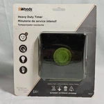 Woods 50012 Outdoor Timer 12" Input Cord Load Outlets 125VAC 60HZ 15A. Fixed Price $10.99.