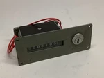 Used Durant 7-Y-1-2-RMF-PMU Panel Mount Electric Counter Trumeter, 115VAC. U7-1. Fixed Price $59.95.