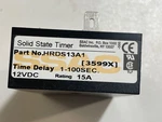 Ssac Solid State Timer Pn HRDS13A1 12VDC15A 1-100SECS (3599X). Fixed Price $55.00.