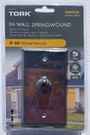 Tork In-wall Interval Timer Switch Stainless Steel Spring Wound RFF60M Silver. Fixed Price $17.95.