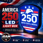 America 250 Light Box Patriotic Usa 1776-2026 Eagle Decor Sign. Fixed Price $29.99.